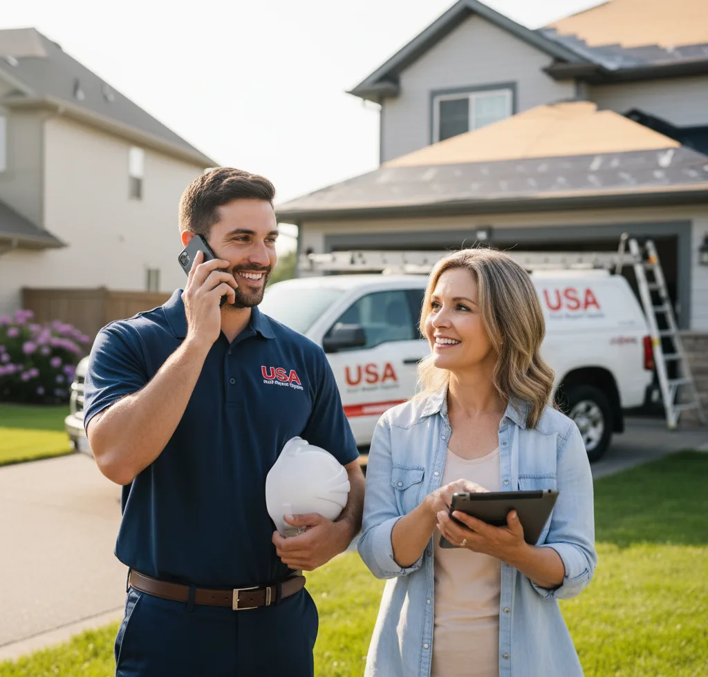 USA Roof Repair Experts customer support in Weems